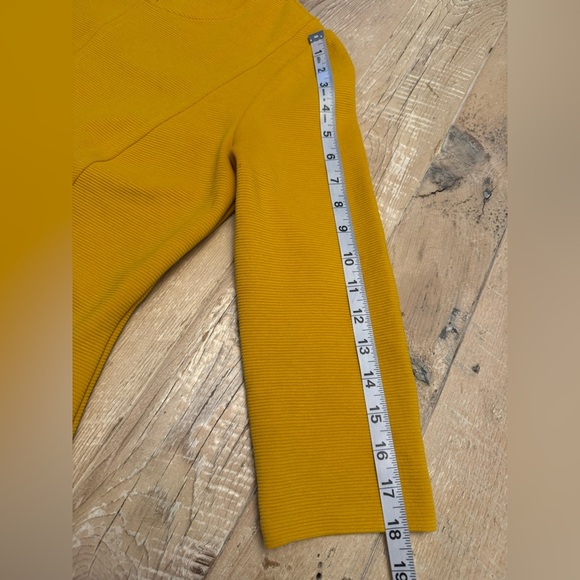 Boden Mustard 3/4 Sleeve Shift Dress Pockets US 8 - Picture 8 of 10